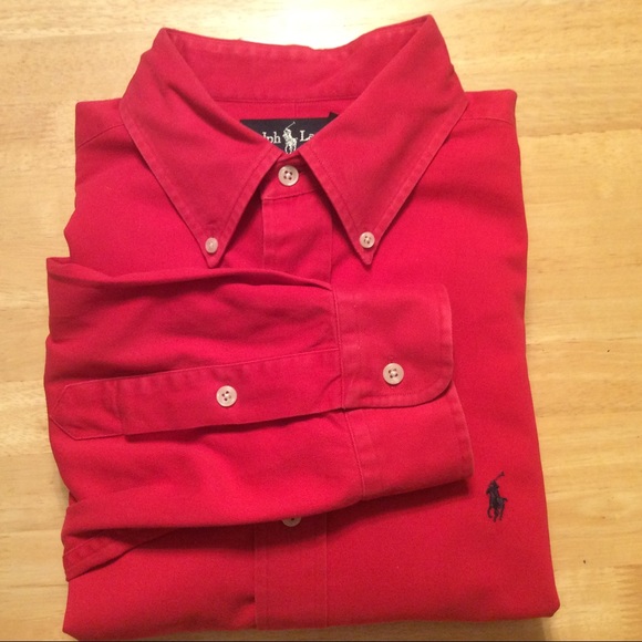 Ralph Lauren Other - Ralph Lauren red button down shirt size L